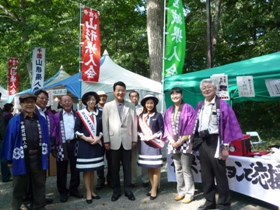 宮城県人会ブースで名取市の皆さんと再会しました