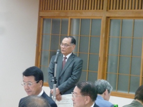 佐々木支笏湖自治振興会会長あいさつ