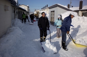 除雪作業の様子