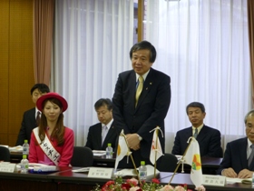 砺波市  夏野市長あいさつ