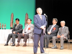 佐藤幹夫道央地区連合会副会長あいさつ 