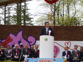 夏野礪波市長あいさつ