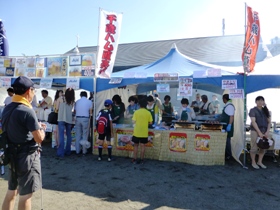 千歳産の美味しい食べ物がそろっていました