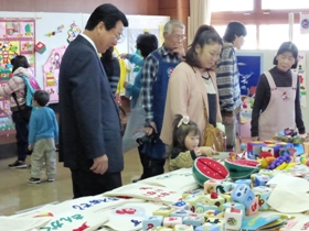 「子どもの部屋」では昔ながらの遊びを紹介していました