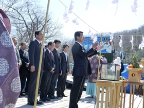 安全祈願祭の様子