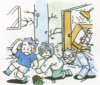 震度６弱イメージ図