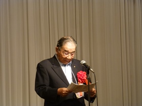 千歳いずみ学園??石井博美理事長による主催者あいさつ