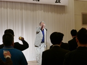千歳国際交流協会??瀧澤会長による乾杯
