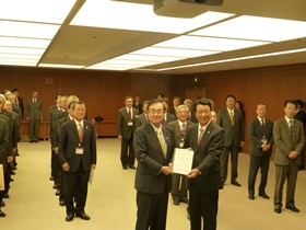 １１日??駐連協要望（原田憲治防衛大臣政務官）