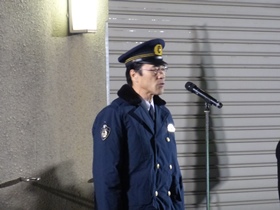 西川寿典千歳警察署長あいさつ 
