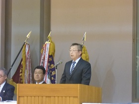 千葉栄一千歳剣道連盟会長あいさつ