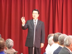 （泉郷地区敬老会）山口市長あいさつ 