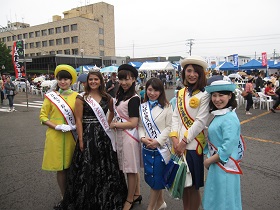 空路交流都市キャンペーンレディの皆さん