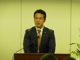 宇都隆史参議院議員による講演 