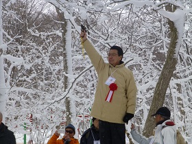 ７キロスターター  山口市長  