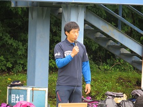 北海道フライングディスク協会  三浦会長あいさつ