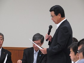 山口会長による要望説明